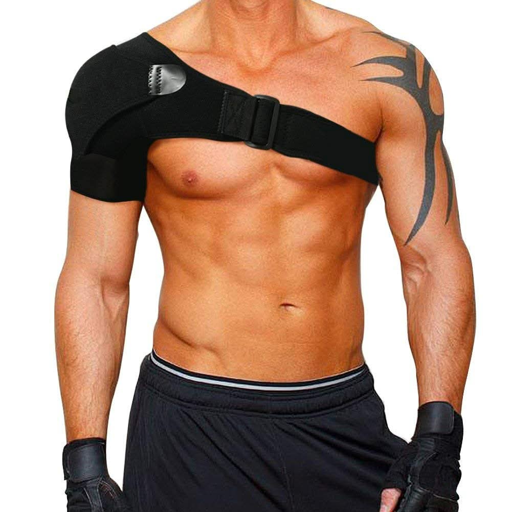 BowLift | Shoulder Brace with Compression Pad – Adjustable Support for Pain Relief