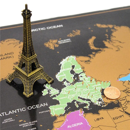 Scratch Off World Map Poster | Bowlift