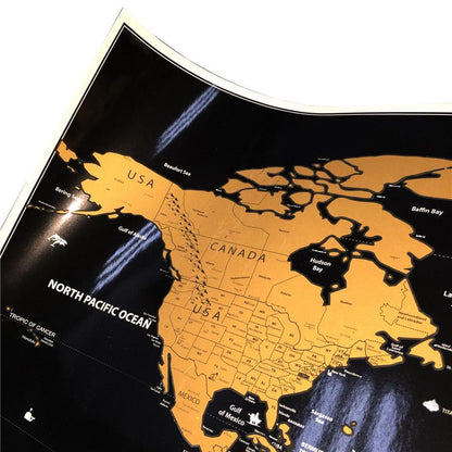 Scratch Off World Map Poster | Bowlift