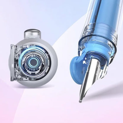 Skanto | Scriptura Luxe Retractable Fountain Pen | Elegant Fountain Pen with Smooth Ink Flow and Timeless Design