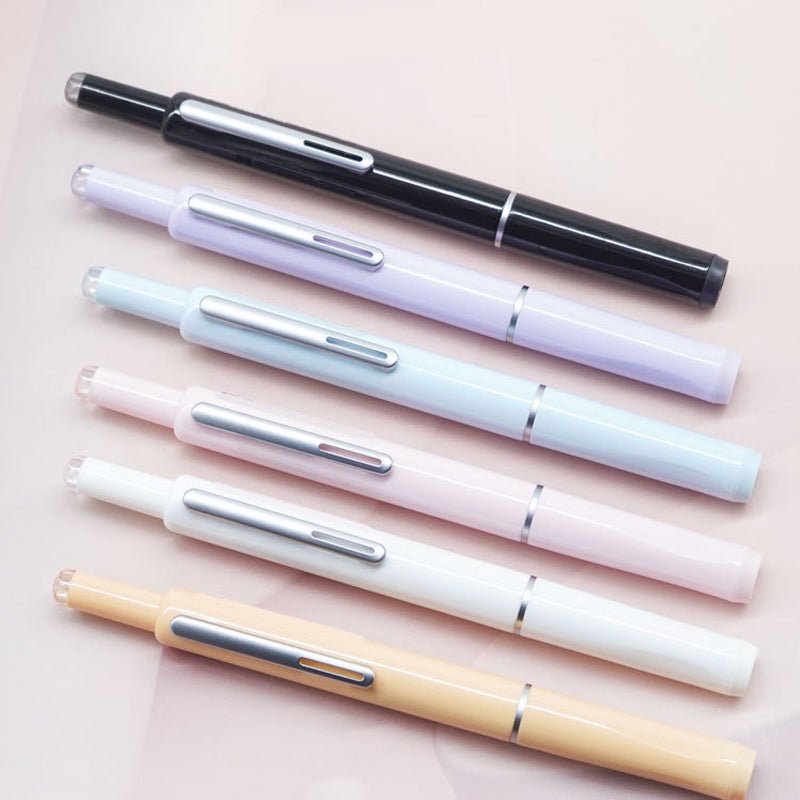 Skanto | Scriptura Luxe Retractable Fountain Pen | Elegant Fountain Pen with Smooth Ink Flow and Timeless Design