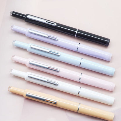 Skanto | Scriptura Luxe Retractable Fountain Pen | Elegant Fountain Pen with Smooth Ink Flow and Timeless Design