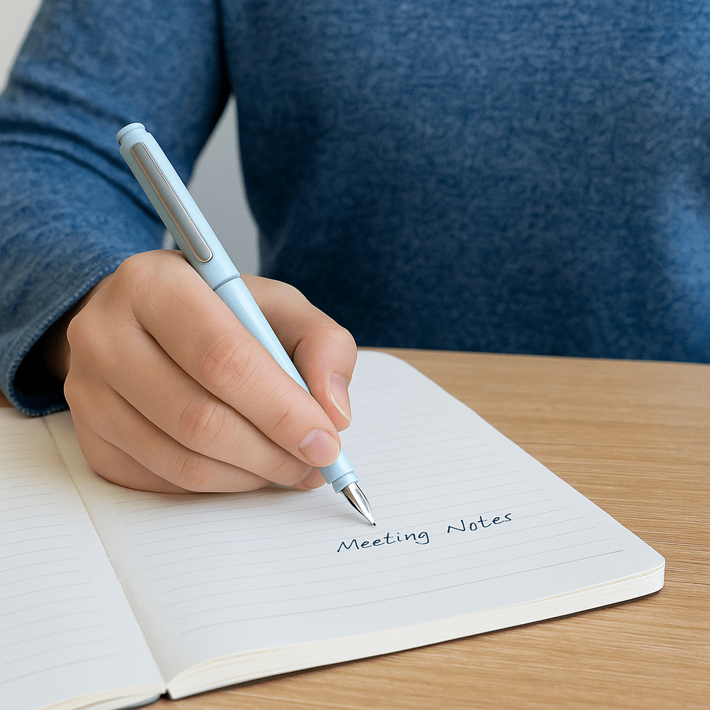 Skanto | Scriptura Luxe Retractable Fountain Pen | Elegant Fountain Pen with Smooth Ink Flow and Timeless Design