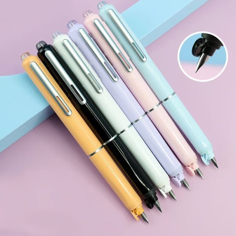Skanto | Scriptura Luxe Retractable Fountain Pen | Elegant Fountain Pen with Smooth Ink Flow and Timeless Design