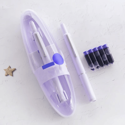Skanto | Scriptura Luxe Retractable Fountain Pen | Elegant Fountain Pen with Smooth Ink Flow and Timeless Design