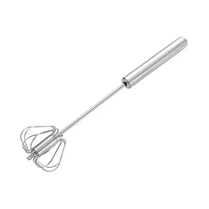 Semi-automatic Egg Whisk Stainless Steel Whisk Press Type Egg Beater | Karnz