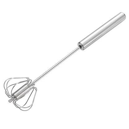 Semi-automatic Egg Whisk Stainless Steel Whisk Press Type Egg Beater | Karnz