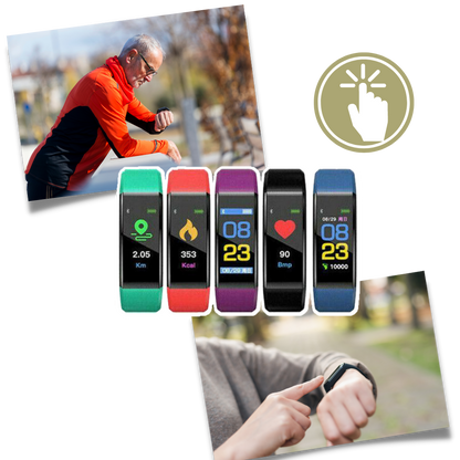 Karnz | Seniors Smartwatch | Heart rate & Blood pressure always at a glance