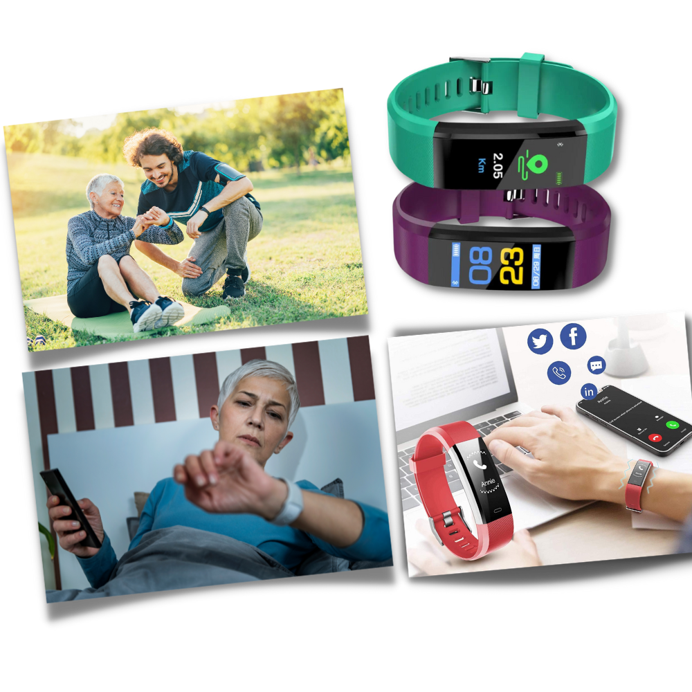 VitaWatch | Senior Smartwatch with Health Monitor and Large LED Screen | Brehn