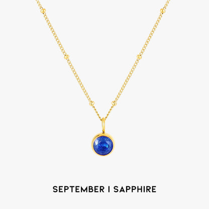 Aurora Birthstone Necklace - An Enchanting Connection