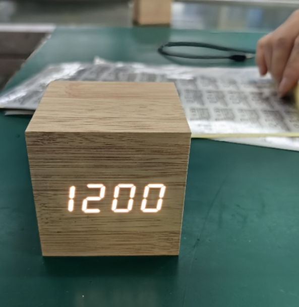 Skanto | Cube Digital Desk Clock Modern Interior Decor