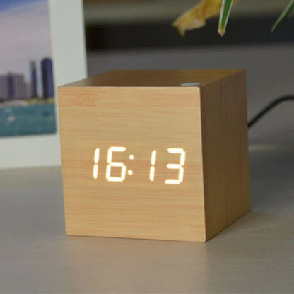 Skanto | Cube Digital Desk Clock Modern Interior Decor