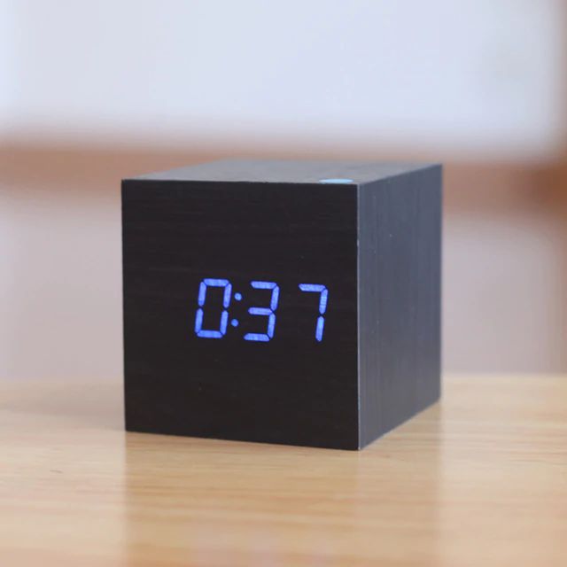 Skanto | Cube Digital Desk Clock Modern Interior Decor