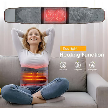 Skanto | Infrared Back Support Belt | Adjustable Heat & Vibration for Pain Relief and Muscle Relaxation
