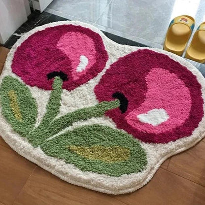 Brehn | Brehn Cherry tufted bath mat