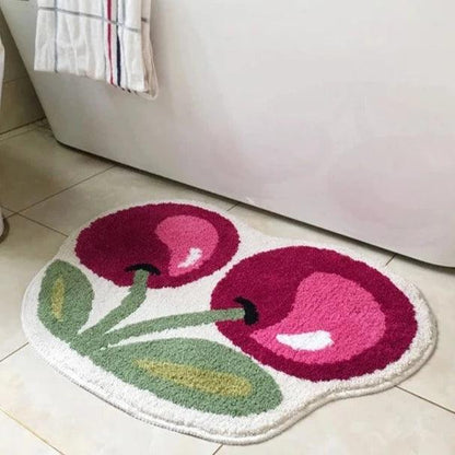 Brehn | Brehn Cherry tufted bath mat
