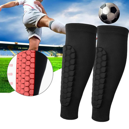 Skanto | Shin Guards with Shock-Absorbing Honeycomb Structure - Football Protection