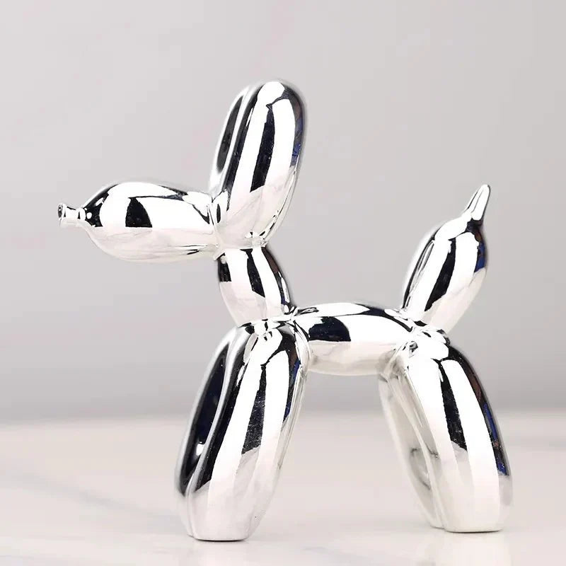Sandsberg | Balloon Dog Sculpture | Glossy Resin Decoration | Multiple Colors