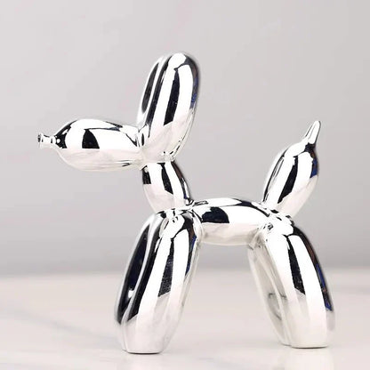 Sandsberg | Balloon Dog Sculpture | Glossy Resin Decoration | Multiple Colors