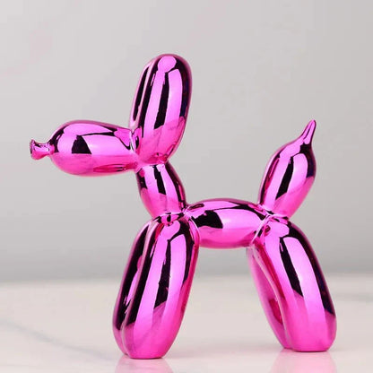 Sandsberg | Balloon Dog Sculpture | Glossy Resin Decoration | Multiple Colors