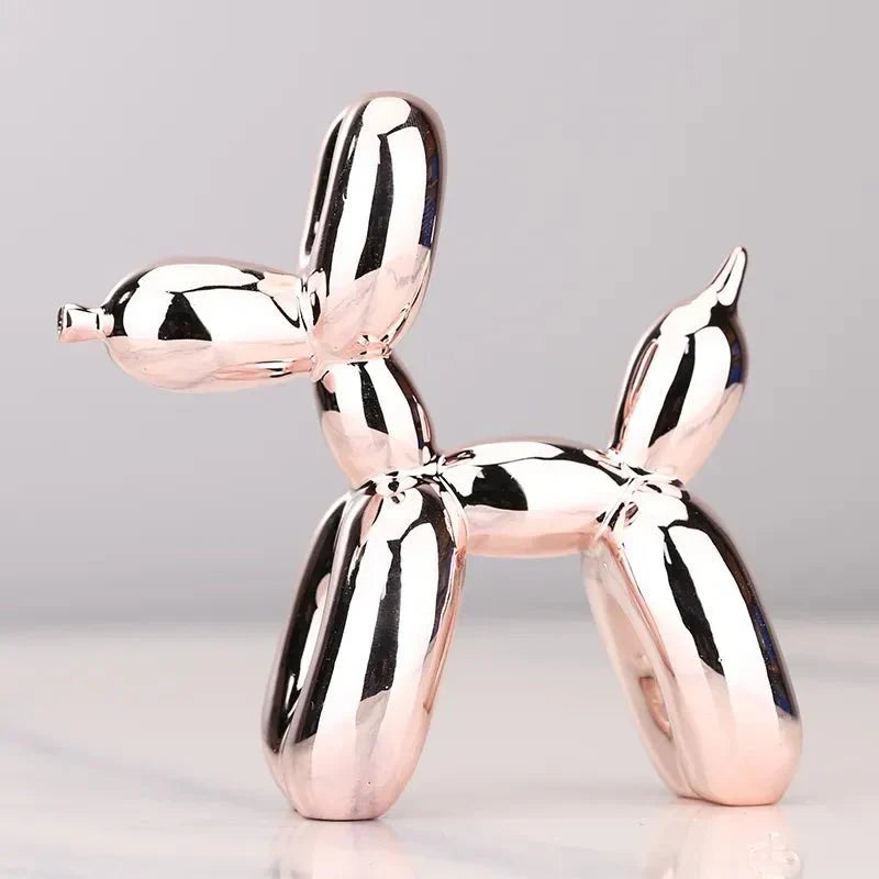 Sandsberg | Balloon Dog Sculpture | Glossy Resin Decoration | Multiple Colors
