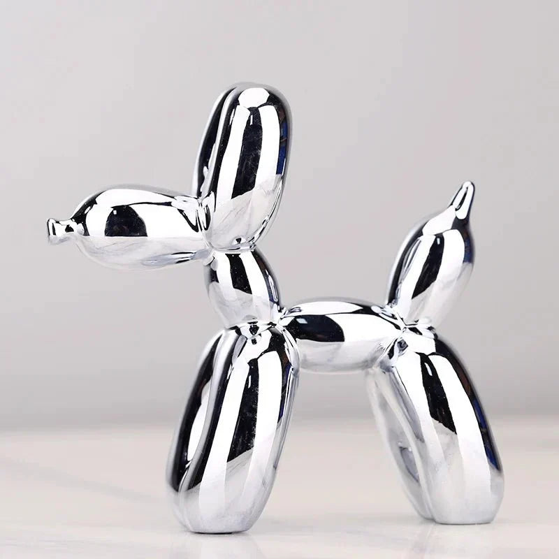 Sandsberg | Balloon Dog Sculpture | Glossy Resin Decoration | Multiple Colors