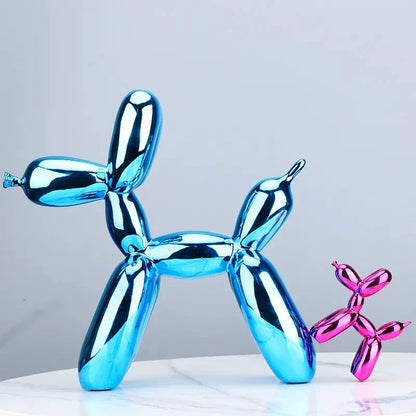 Sandsberg | Balloon Dog Sculpture | Glossy Resin Decoration | Multiple Colors