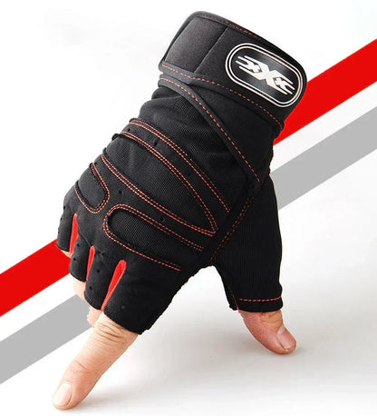 BowLift | Shock-resistant and Supportive Gym Gloves - FitFlex