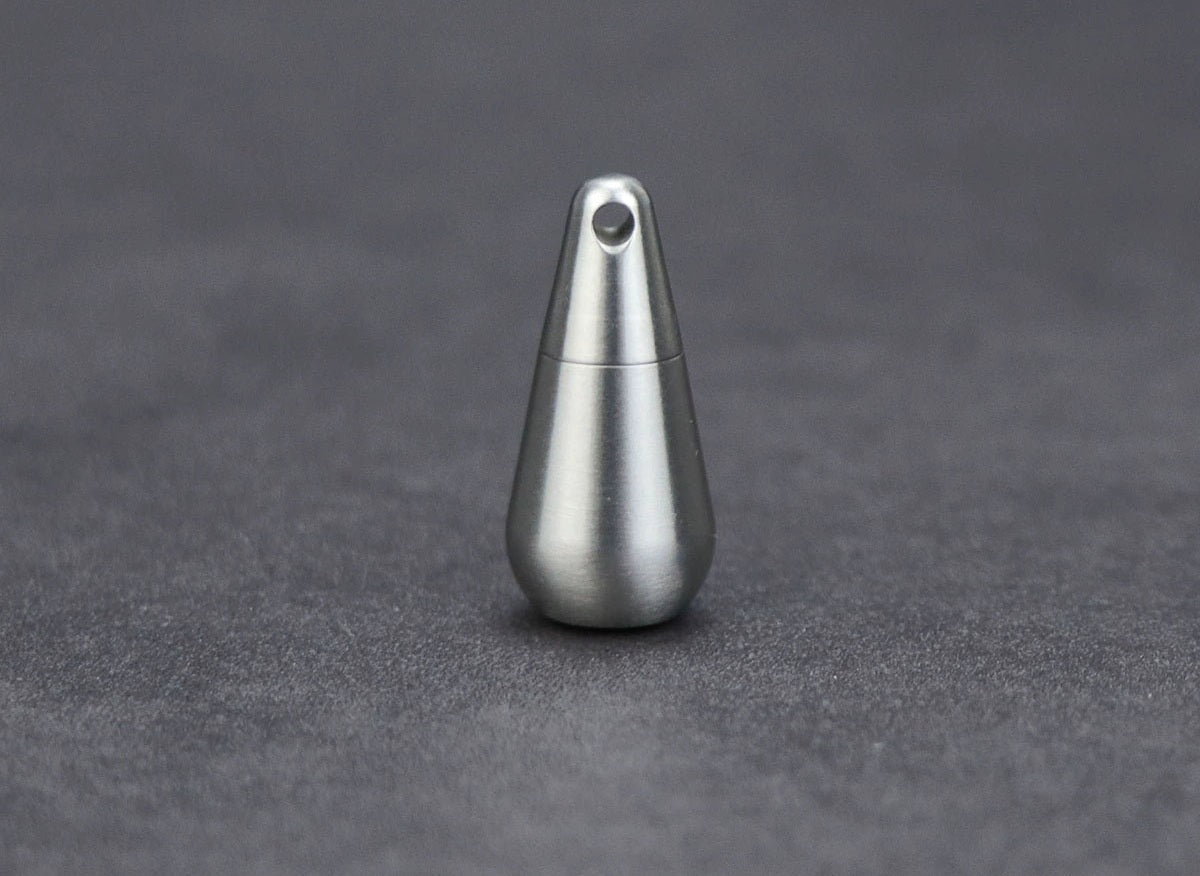 Kalsten | Titanium Droplet Mini Pill Box - Waterproof Travel Case