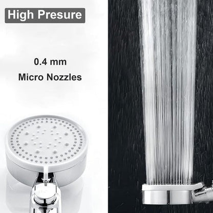 Skanto | 5-Mode Low-Pressure Shower Head | Easy Water Control Stop Button