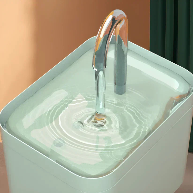 Silent Automatic Water Fountain for Cats - PureFlow Bowlift