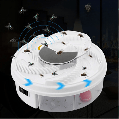 BowLift | SILENT FLY trap – Indoor & Outdoor Fruit Fly Catcher with Silent Operation
