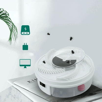 BowLift | SILENT FLY trap – Indoor & Outdoor Fruit Fly Catcher with Silent Operation