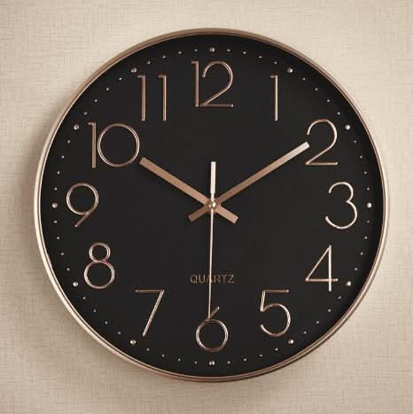 Skanto | Silent Quartz Wall Clock with 3D Numbers