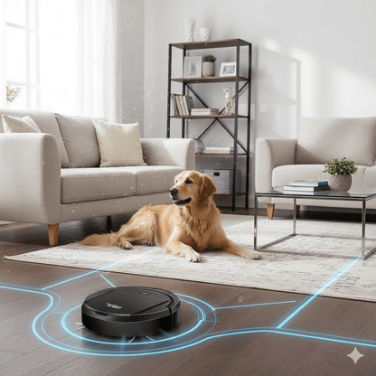 Skanto | SILENTDUST – Smart Robot Vacuum with Ultra-Quiet Cleaning and HEPA Filtration