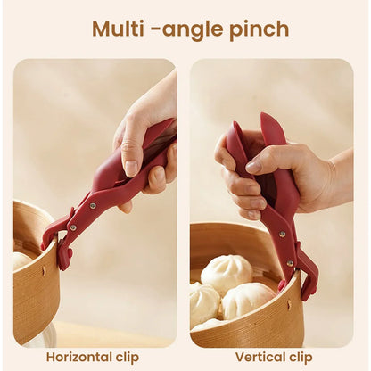 Silicone Anti-Scald Clip Heat Resistant Plate Bowl Lifter Pot Holder | Bowlift
