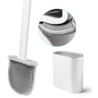Silicone toilet brush