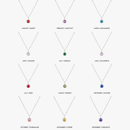 Aurora Birthstone Necklace - An Enchanting Connection