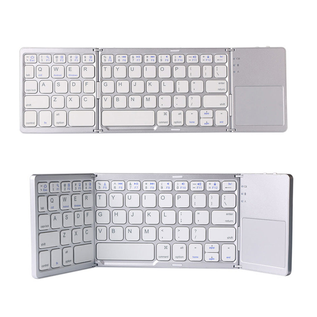 Skanto | Foldable Bluetooth Keyboard | Built-in Touchpad | Black