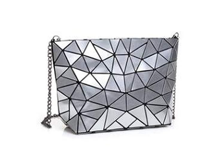 Abstract Geometric Matte Shoulder Bag | Bowlift