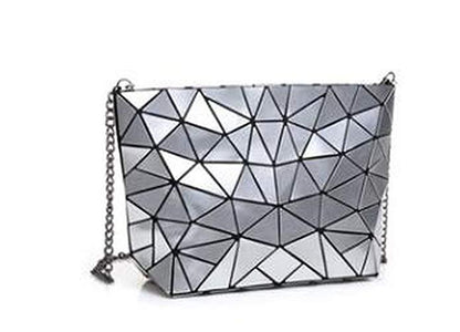 Abstract Geometric Matte Shoulder Bag | Bowlift