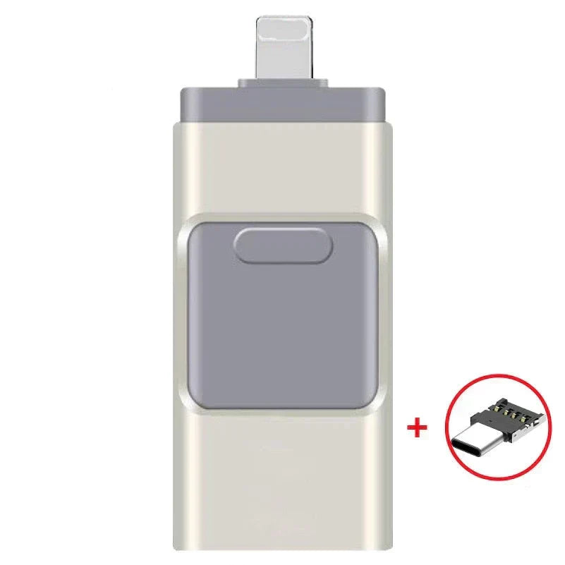 Skanto | DataFlex 4-in-1 Flash Drive – USB Storage for Phone, Tablet, and PC