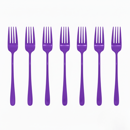 BowLift | Silvéra – Elegant Dining Fork, Durable Plated Stainless Steel Utensil