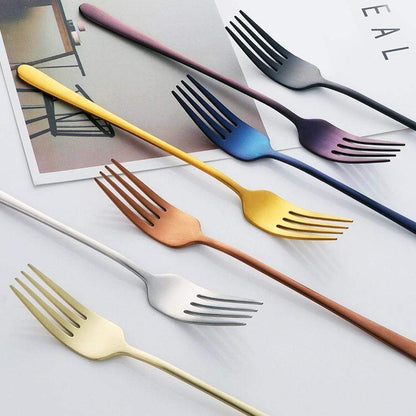 BowLift | Silvéra – Elegant Dining Fork, Durable Plated Stainless Steel Utensil