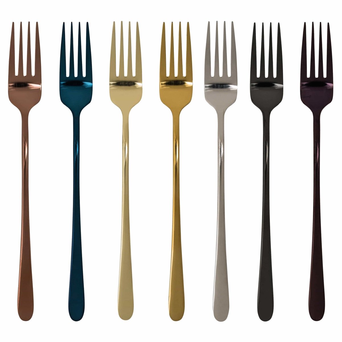 BowLift | Silvéra – Elegant Dining Fork, Durable Plated Stainless Steel Utensil