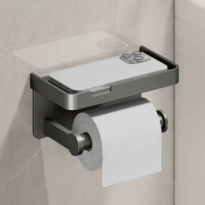 LuxeHold – Stylish Multifunctional Toilet Paper Holder Bowlift