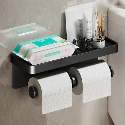 LuxeHold – Stylish Multifunctional Toilet Paper Holder Bowlift