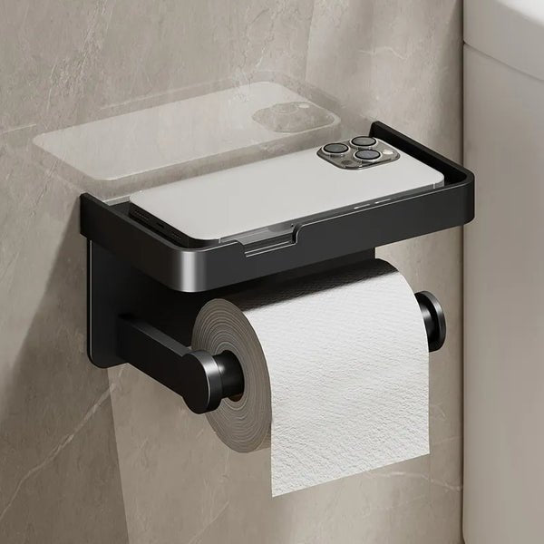 LuxeHold – Stylish Multifunctional Toilet Paper Holder Bowlift