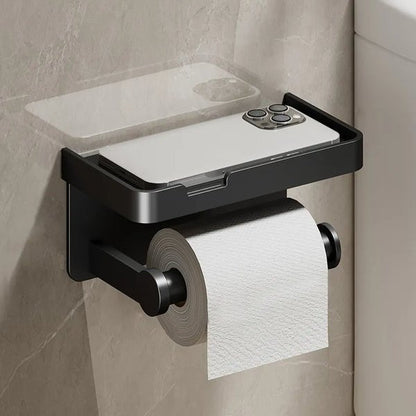 LuxeHold – Stylish Multifunctional Toilet Paper Holder Bowlift