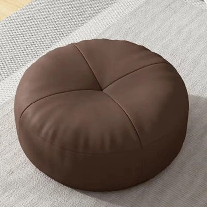 ZenCushion – Round Japanese seat cushions made of nappa leather in Tatami style | Karnz